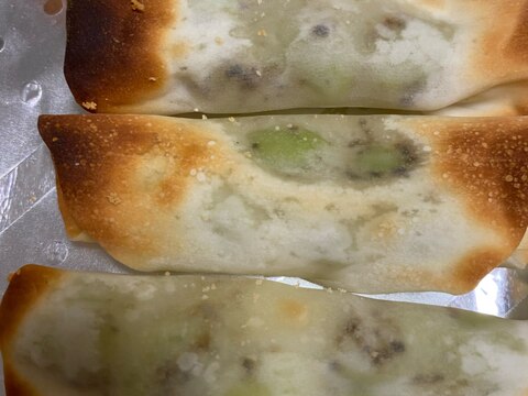 簡単おつまみ〜餃子の皮を活用〜